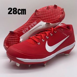 NIKE 野球　スパイク　金具　レッド  赤 28㎝ ローカット