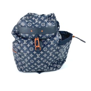 ルイヴィトン(LOUIS VUITTON)のルイヴィトン LOUIS VUITTON ディスカバリー バックパック M43693 アップサイドダウン モノグラムインク  カバン リュックサック モノグラムキャンバス ネイビー 美品(バッグパック/リュック)