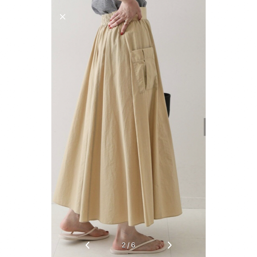 SLOBE IENA(スローブイエナ)の🔴SLOBE IENA  ミリタリーフレアスカート レディースのスカート(ロングスカート)の商品写真