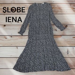 スローブイエナ(SLOBE IENA)のSLOBE IENA★ロング丈 ワンピース とろみ レーヨン 小花柄 総柄(ロングワンピース/マキシワンピース)