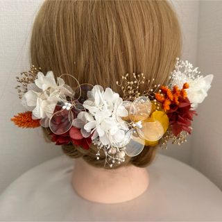 ヘッドパーツ　ヘアピン　髪飾り　成人式髪飾り　卒業式髪飾り(ヘアアクセサリー)