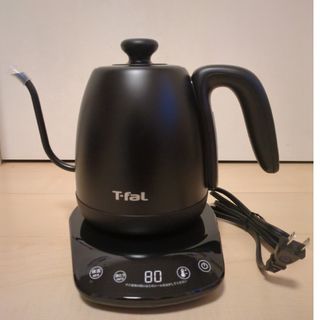 ティファール(T-fal)のT-FAL 電気ケトル 1.0L ブラック KO9238JP(電気ケトル)