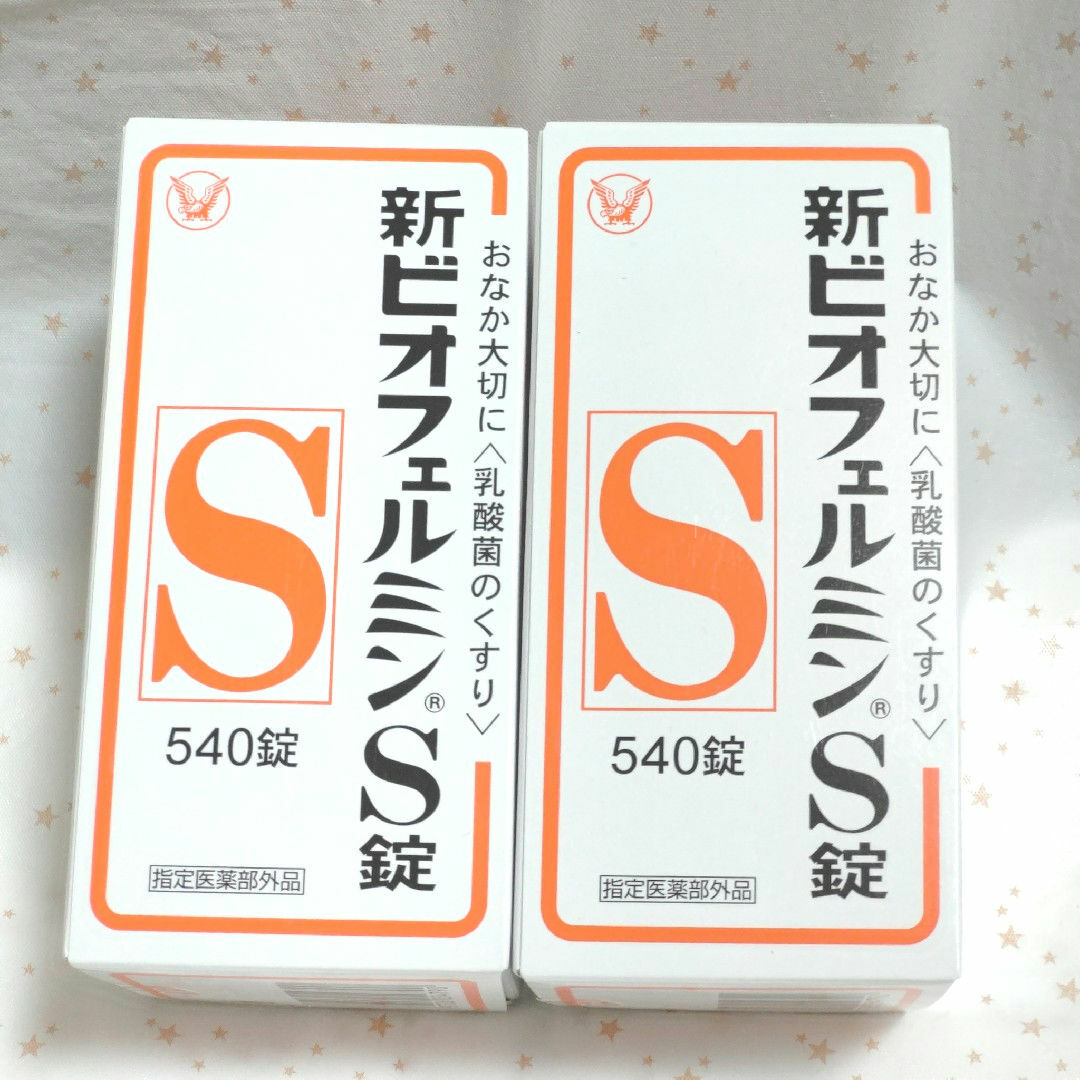 大正製薬(タイショウセイヤク)の大正製薬 新ビオフェルミンS錠 540錠×2箱 <指定医薬部外品> 食品/飲料/酒の健康食品(その他)の商品写真