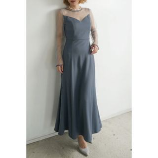 マイシャウティー(My shawty)の＊美品＊ マイシャウティー gisele sheer day dress(ロングドレス)