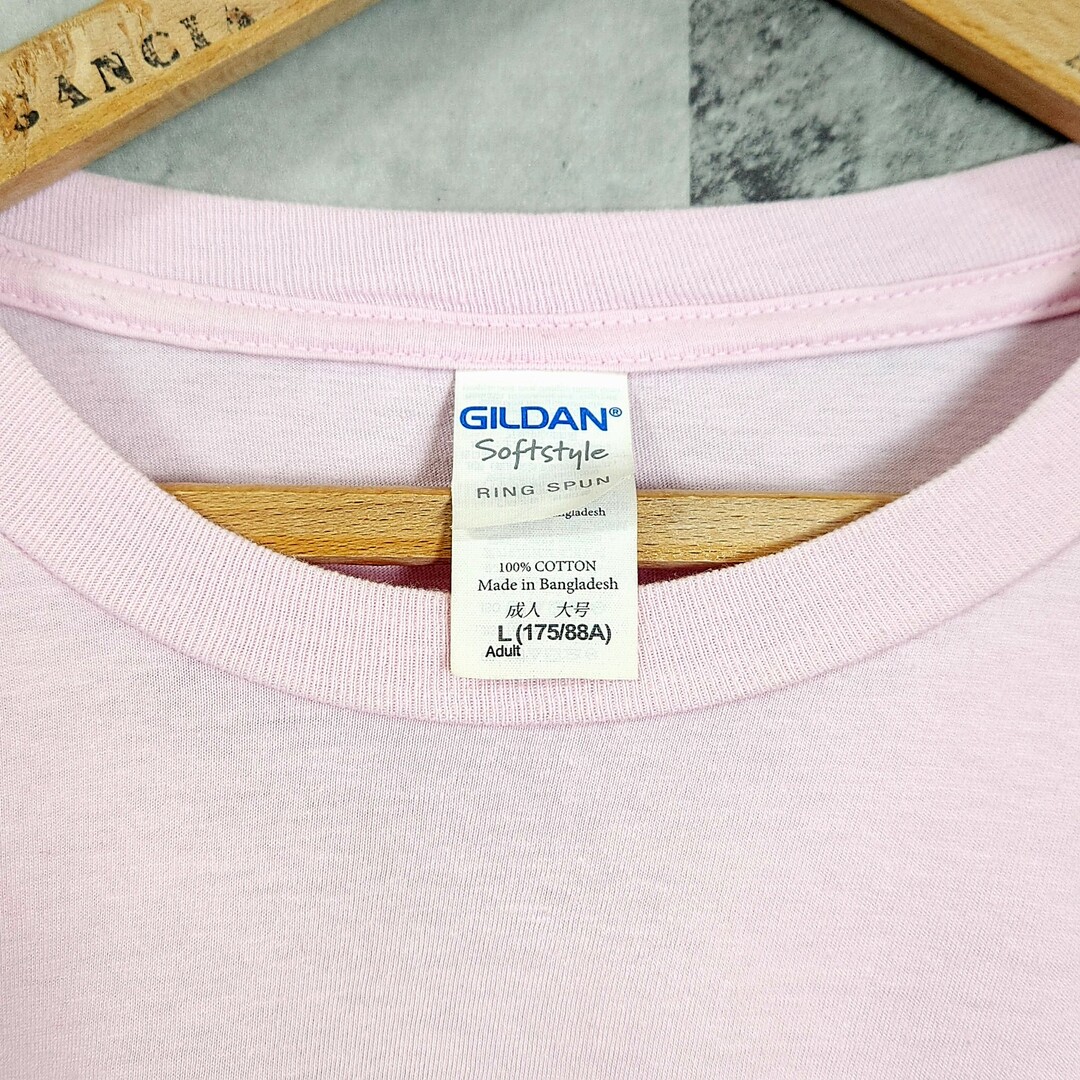 GILDAN(ギルタン)のレオナルドダヴィンチ Tシャツ ピンク Lサイズ  メンズのトップス(Tシャツ/カットソー(半袖/袖なし))の商品写真