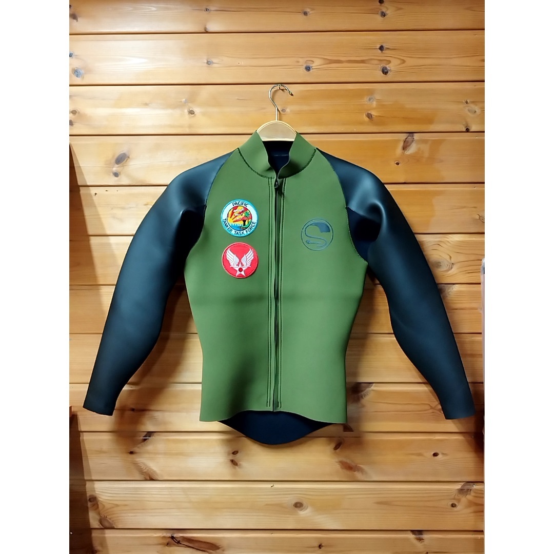 STEAMER SURF SUIT ロングタッパーML オリーブ STEAMER SURF SUIT ロングタッパーML オリーブ