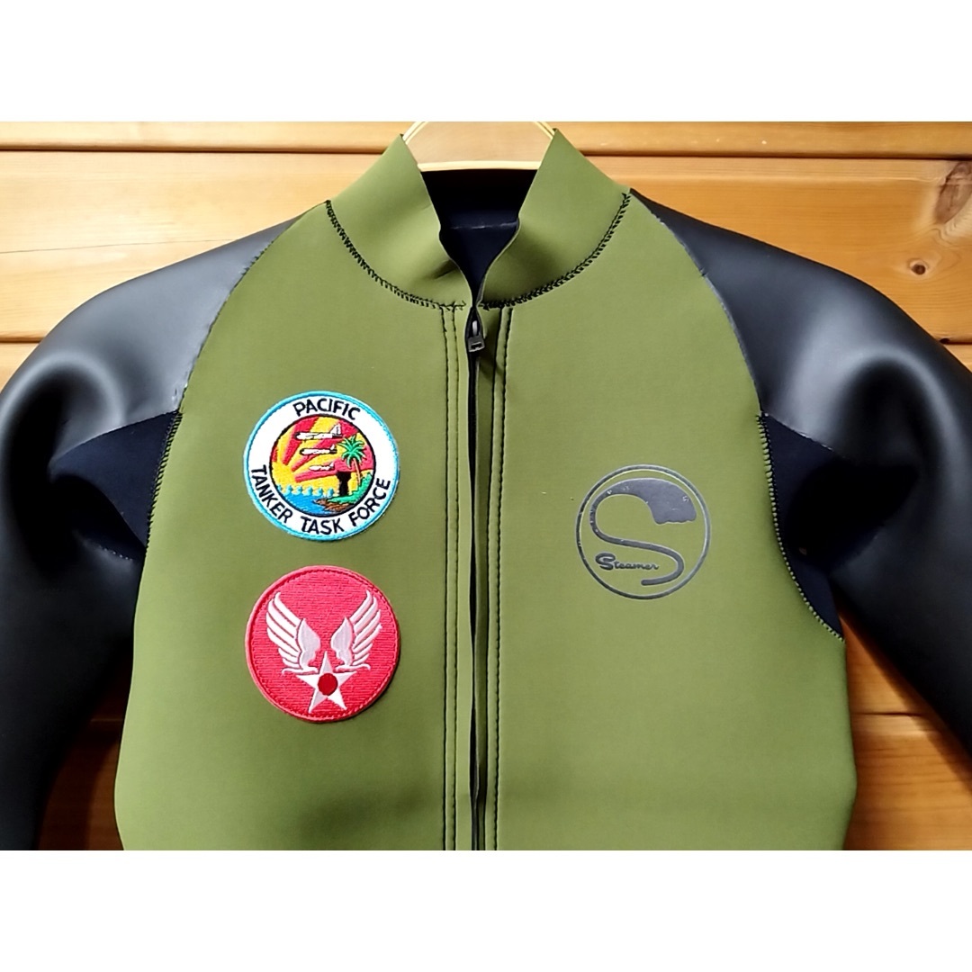STEAMER SURF SUIT ロングタッパーML オリーブ STEAMER SURF SUIT ロングタッパーML オリーブ