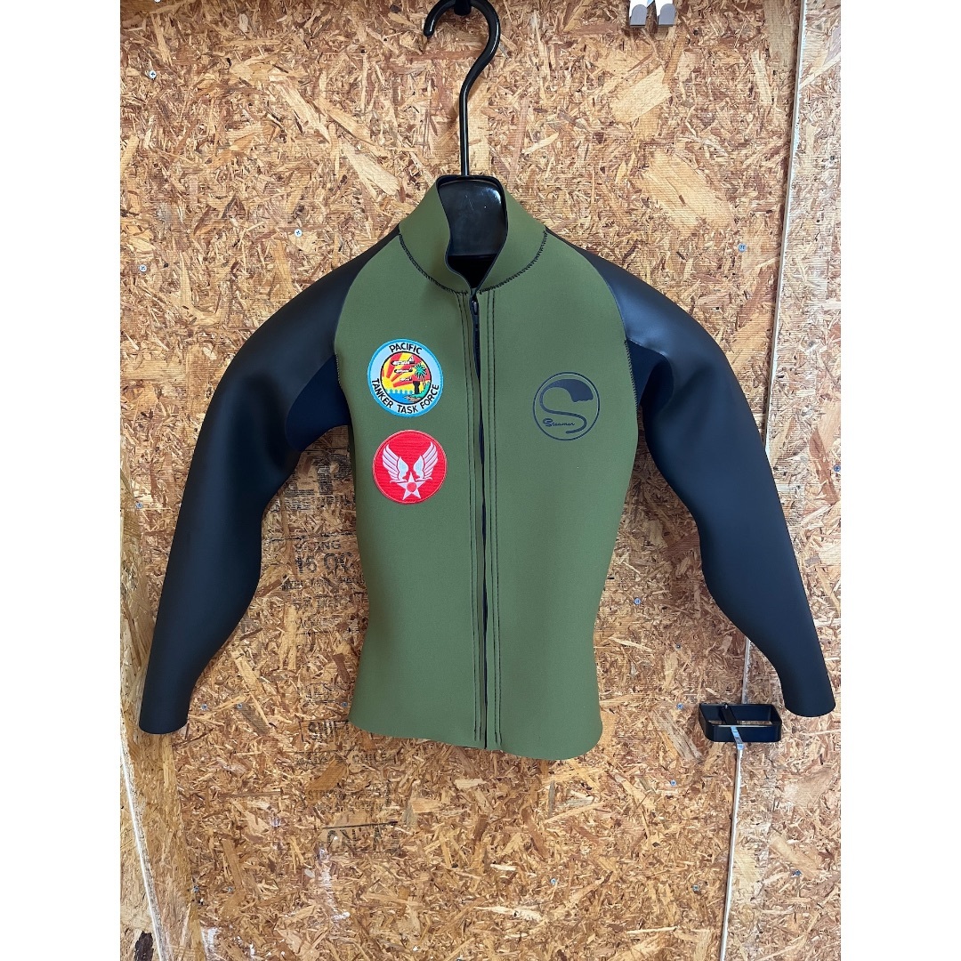 STEAMER SURF SUIT ロングタッパーML オリーブ STEAMER SURF SUIT ロングタッパーML オリーブ