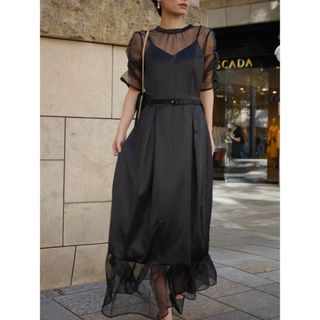 マイシャウティー(My shawty)の＊美品＊ マイシャウティー chicago satin day dress(ロングドレス)