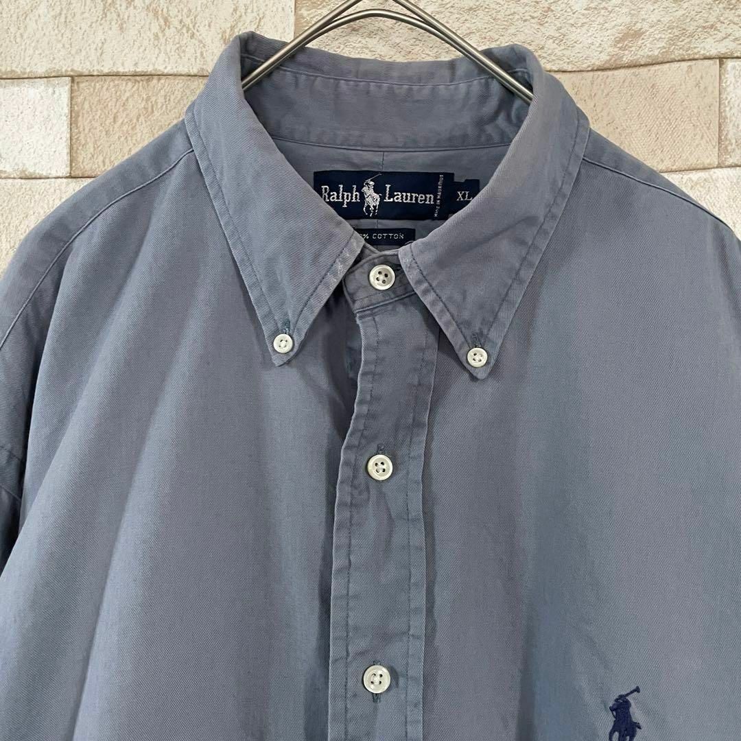 POLO RALPH LAUREN(ポロラルフローレン)のラルフローレン 長袖 BDシャツ ポニー刺繍 XL メンズのトップス(シャツ)の商品写真