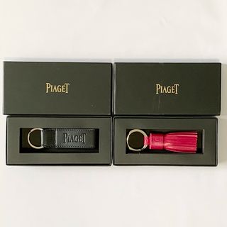 ピアジェ(PIAGET)の未使用 PIAGET ピアジェ レザーキーリング 2点 ノベルティ 非売品(キーホルダー)