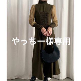 アメリヴィンテージ(Ameri VINTAGE)の＊美品＊ アメリ UND SWITCH SHIRRING DRESS(ロングワンピース/マキシワンピース)