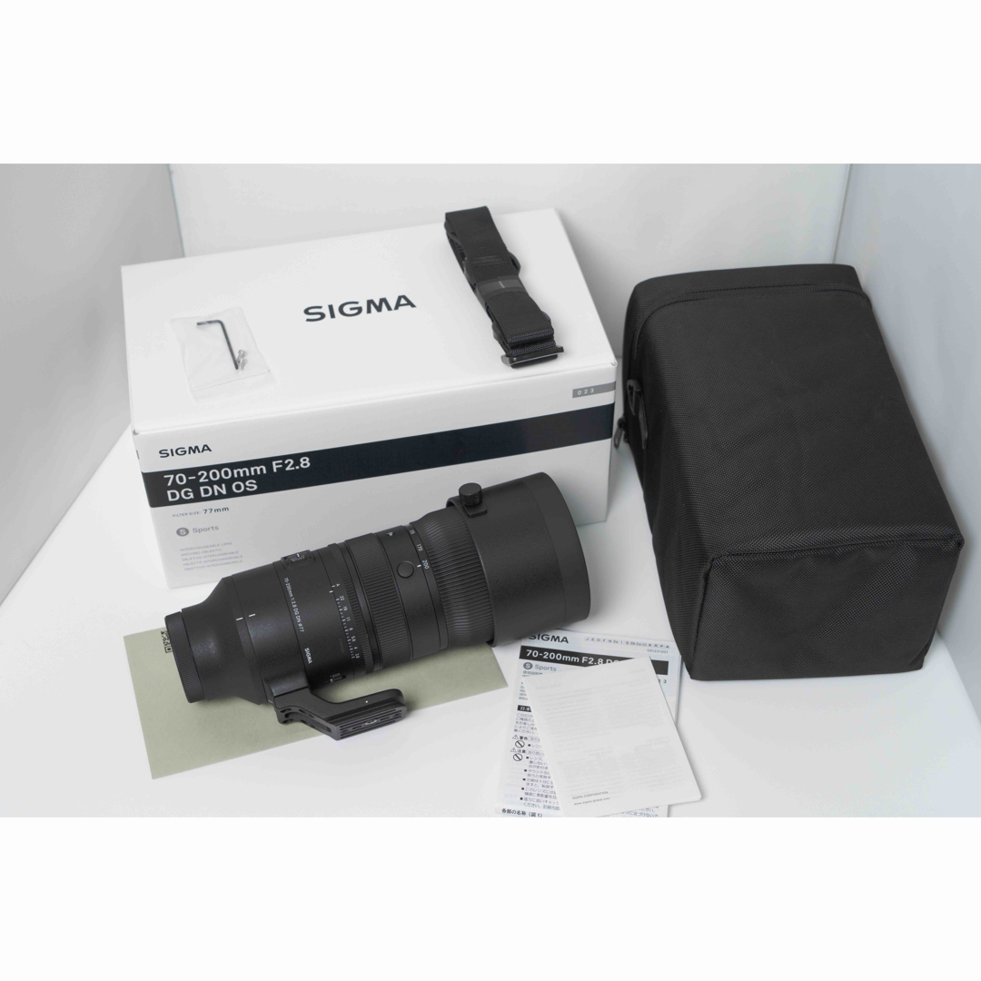 SIGMA(シグマ)のほぼ新品　SIGMA 70-200mm F2.8 DG DN OS Sports スマホ/家電/カメラのカメラ(レンズ(ズーム))の商品写真