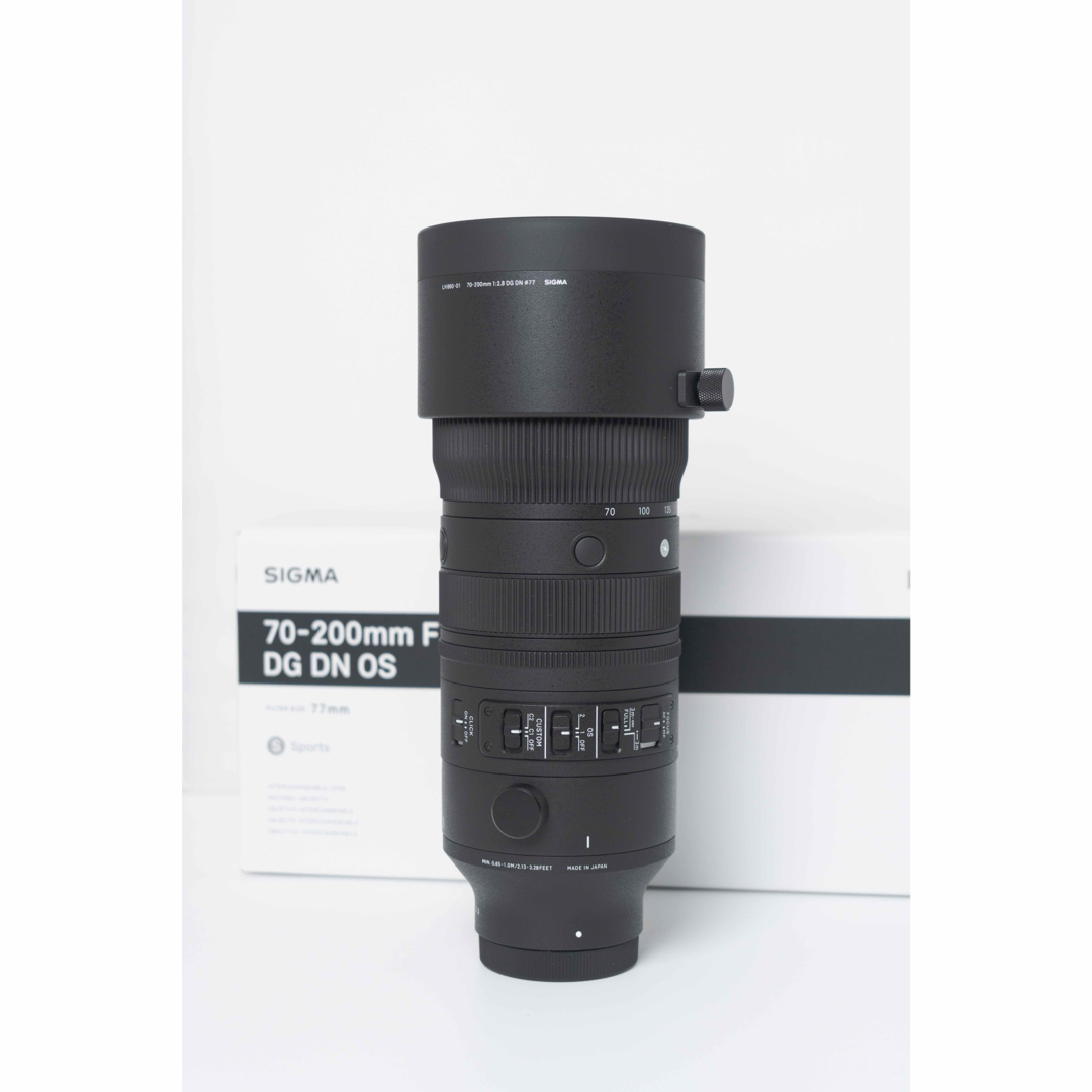 SIGMA(シグマ)のほぼ新品　SIGMA 70-200mm F2.8 DG DN OS Sports スマホ/家電/カメラのカメラ(レンズ(ズーム))の商品写真