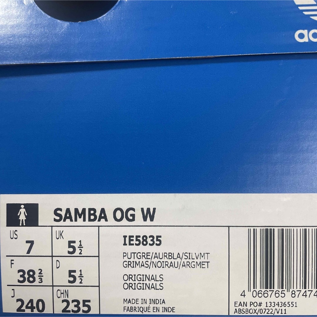 Originals（adidas）(オリジナルス)のadidas アディダス　オリジナルス　サンバ　SAMBA OG IE5835 レディースの靴/シューズ(スニーカー)の商品写真