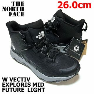 ザノースフェイス(THE NORTH FACE)の<新品> 26㎝　ノースフェイス　レディース　トレッキング シューズ　ブラック(スニーカー)