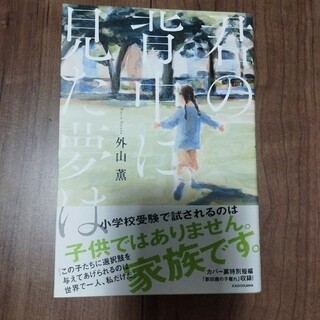 君の背中に見た夢は(文学/小説)