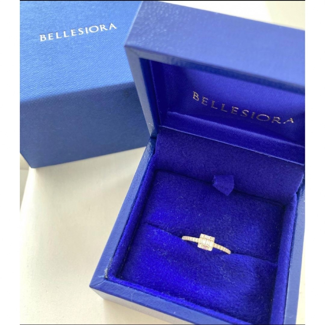 BELLESIORA(ベルシオラ)のBELLESIORA ベルシオラ⭐️スクエア ダイヤモンドリング　バゲット レディースのアクセサリー(リング(指輪))の商品写真