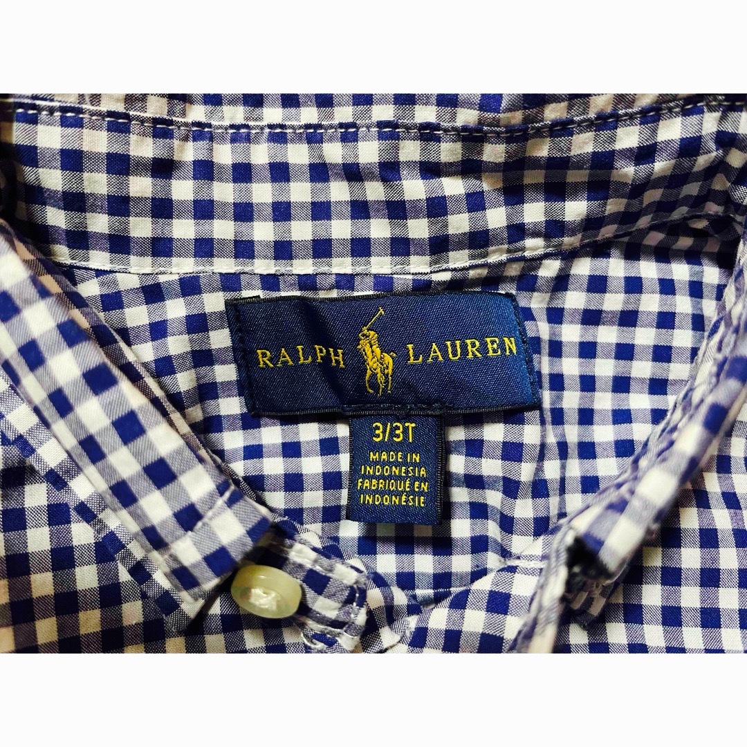 POLO RALPH LAUREN(ポロラルフローレン)のラルフローレン　シャツ　100 キッズ/ベビー/マタニティのキッズ服男の子用(90cm~)(Tシャツ/カットソー)の商品写真