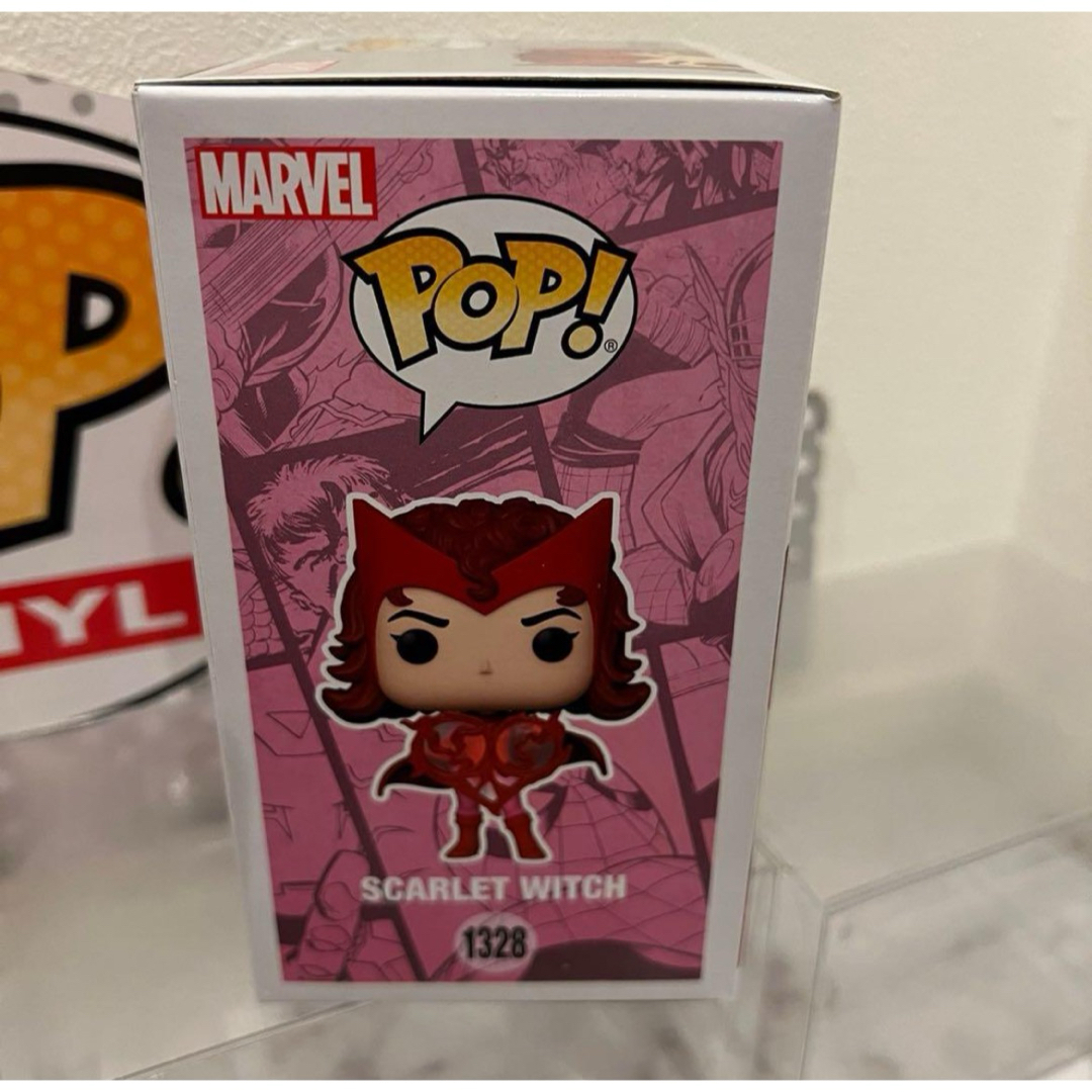 MARVEL(マーベル)のFUNKO POP!  スカーレットウィッチ　ワンダ　ハート　バレンタイン限定 エンタメ/ホビーのフィギュア(アメコミ)の商品写真