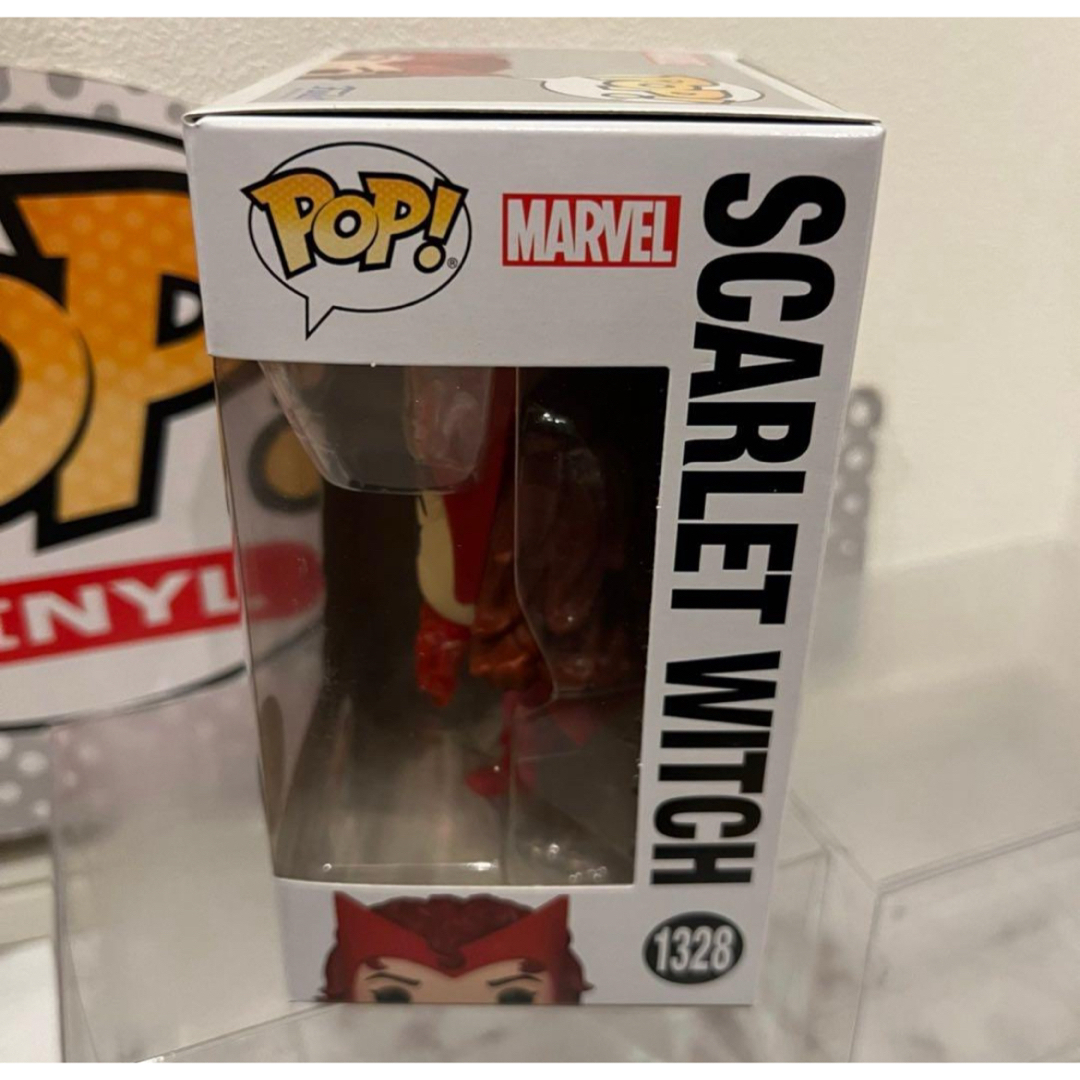 MARVEL(マーベル)のFUNKO POP!  スカーレットウィッチ　ワンダ　ハート　バレンタイン限定 エンタメ/ホビーのフィギュア(アメコミ)の商品写真