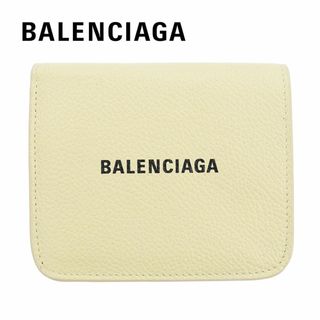 バレンシアガ(Balenciaga)のバレンシアガ 二つ折り財布 バターイエロー コンパクト ミニ財布 レザー 本革(財布)