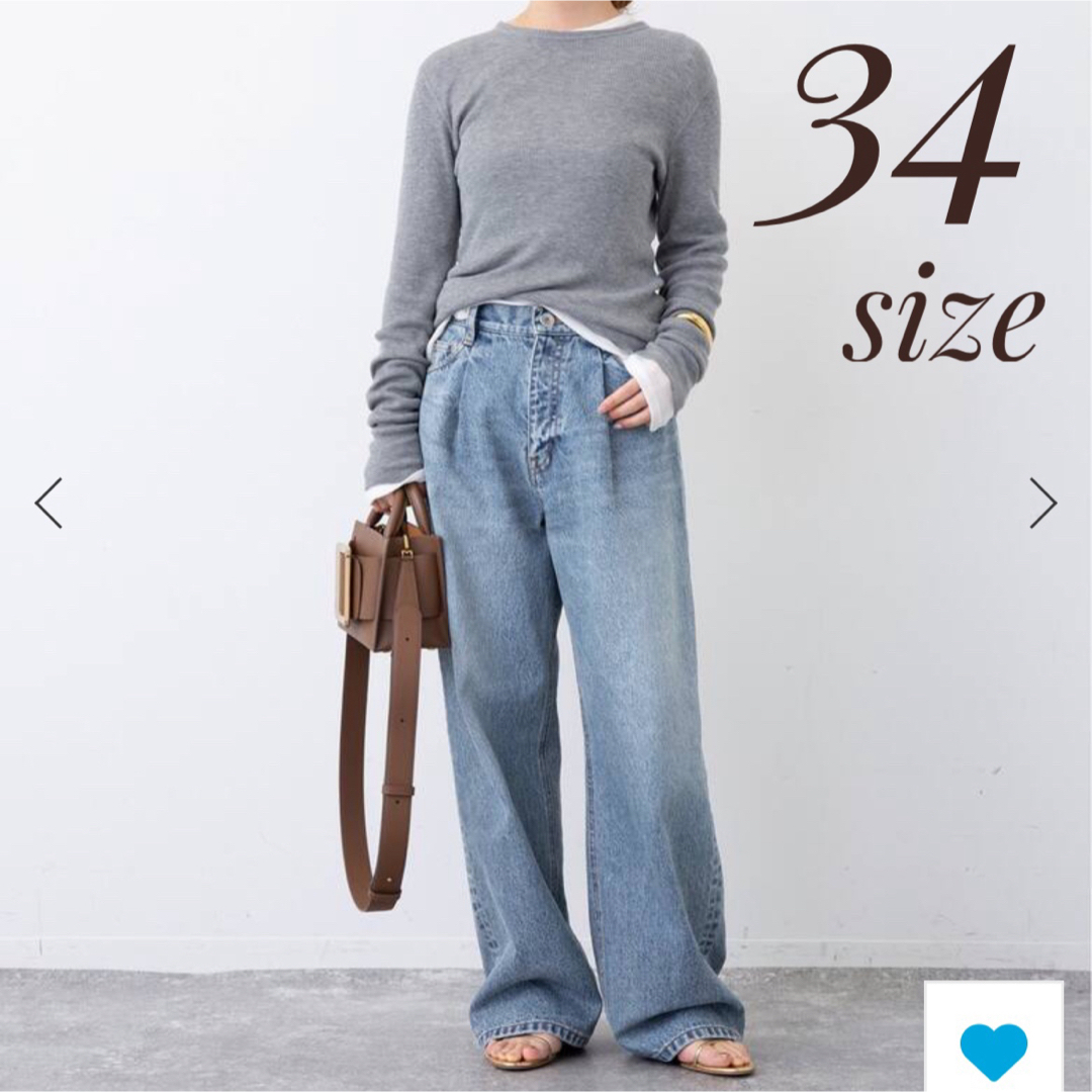 Deuxieme Classe ドゥーズィエムクラス Baggy デニム 34 Deuxieme Classe ドゥーズィエムクラス Baggy デニム 34