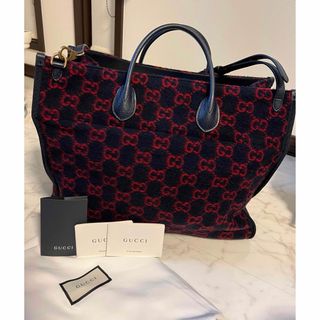 グッチ(Gucci)の未使用品！GUCCI GGウールトートバック(トートバッグ)