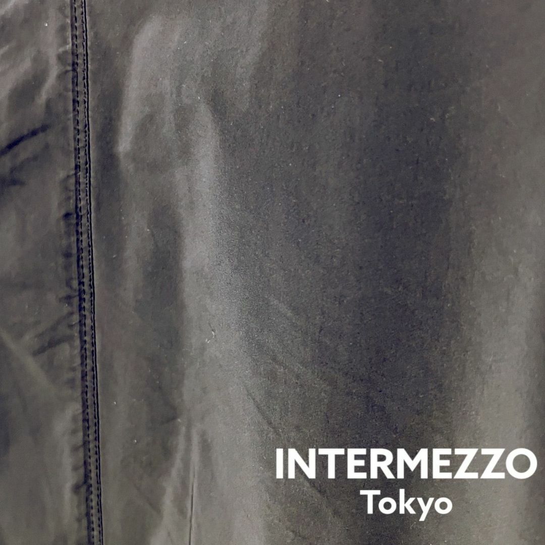 INTERMEZZO(インターメッツォ)の【インターメッツォ】ナイロンジャケット ライトアウター ２XL ブラック メンズのジャケット/アウター(ナイロンジャケット)の商品写真