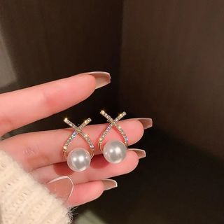 【新品未使用】パール ピアス(ピアス)