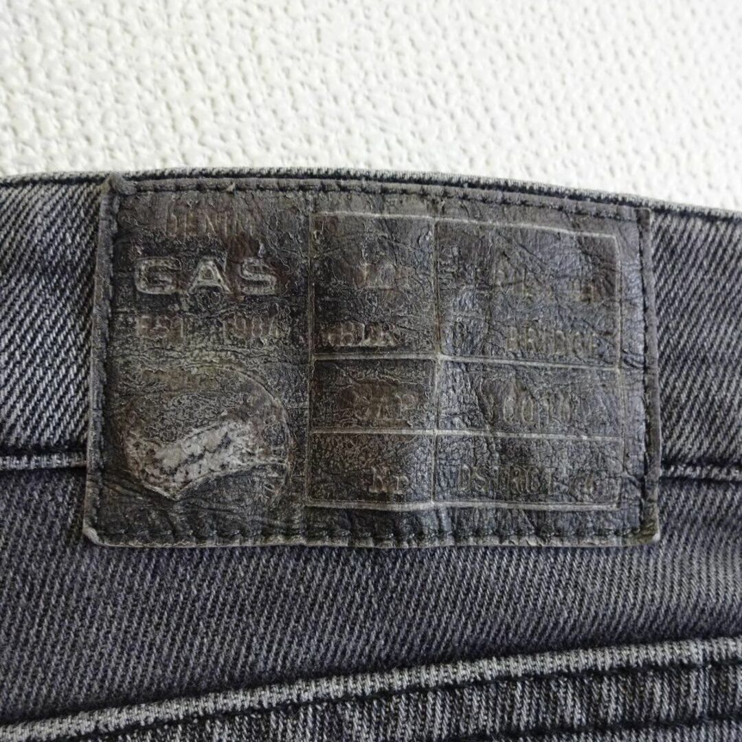 GAS(ガス)のGAS　RAUL　W86cm　キャロットデニム　ストレッチ　グレー　イタリア製 メンズのパンツ(デニム/ジーンズ)の商品写真