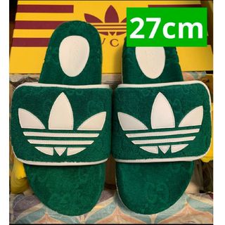 グッチ(Gucci)のグッチ adidas x Gucci GG メンズ プラットフォームサンダル(サンダル)