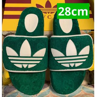 グッチ(Gucci)のグッチ adidas x Gucci GG メンズ プラットフォームサンダル(サンダル)