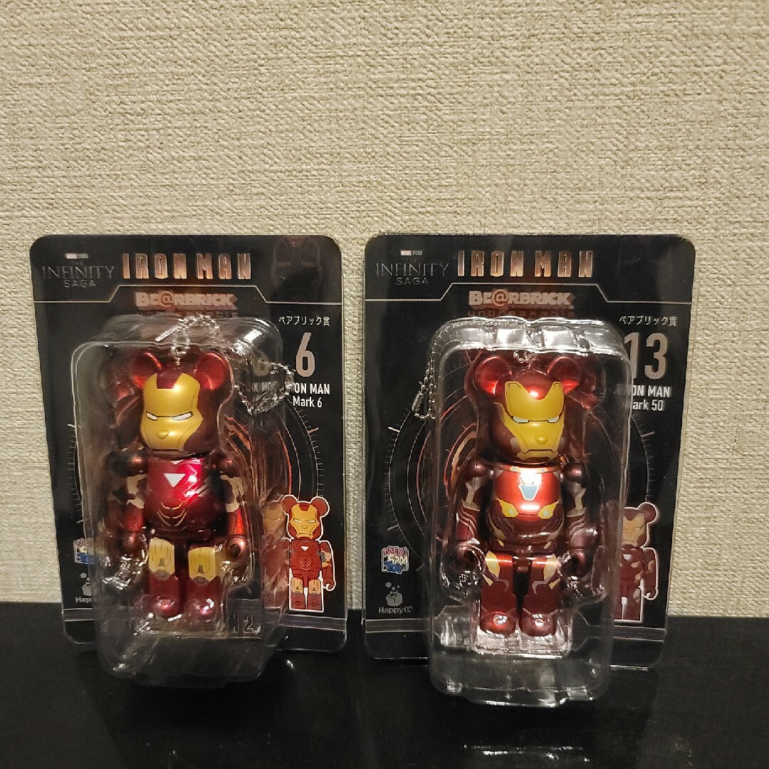 BE@RBRICK(ベアブリック)のベアブリック ハッピーくじ アイアンマン 6 13 エンタメ/ホビーのフィギュア(アメコミ)の商品写真