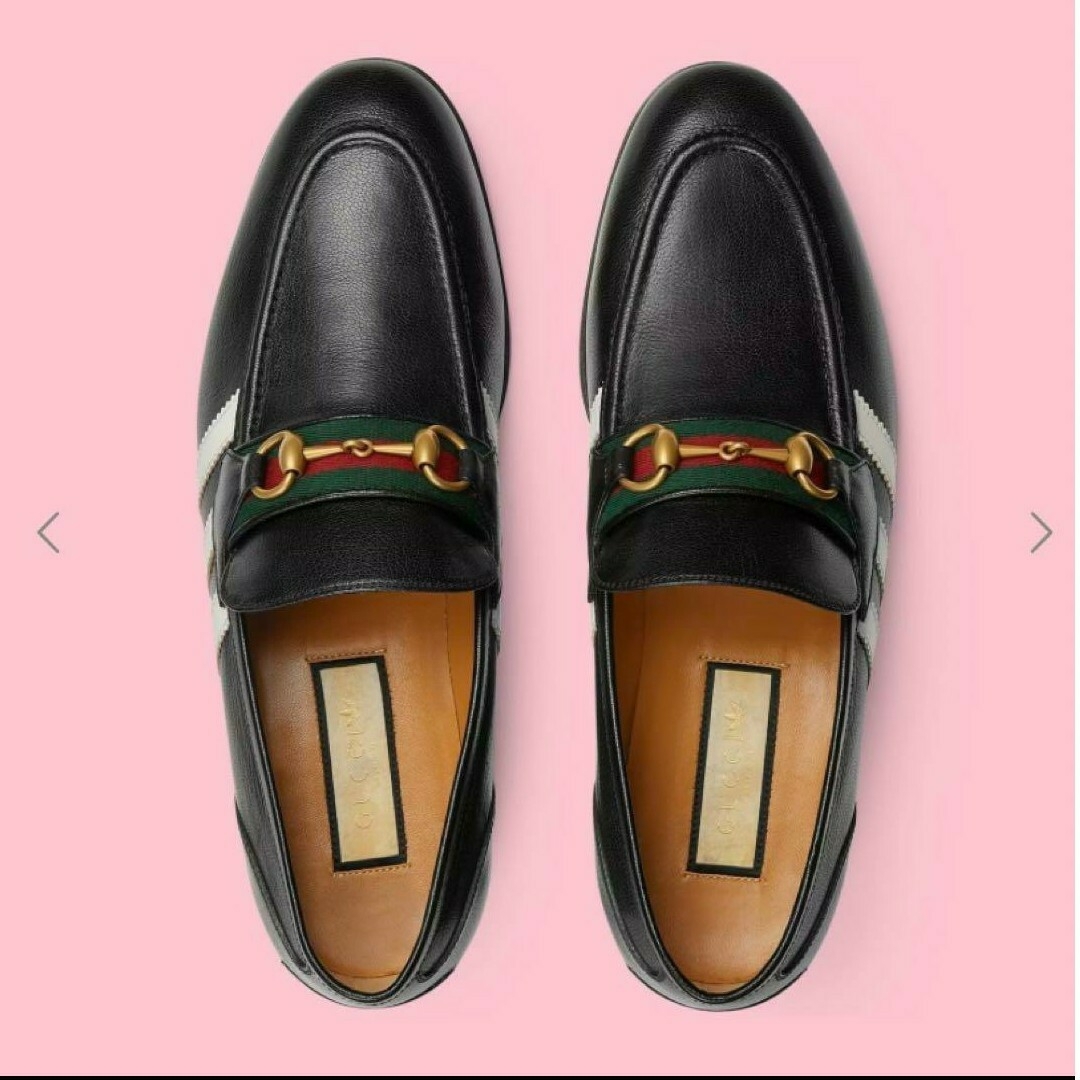 Gucci(グッチ)のGUCCI adidas メンズ ビッド レザー ローファー  8ハーフ メンズの靴/シューズ(ドレス/ビジネス)の商品写真