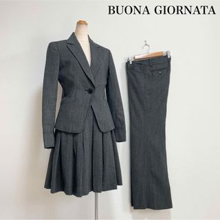 ボナジョルナータ(BUONA GIORNATA)のBUONA GIORNATA スーツ3点セット グレー 仕事 セレモニー 卒入学(スーツ)