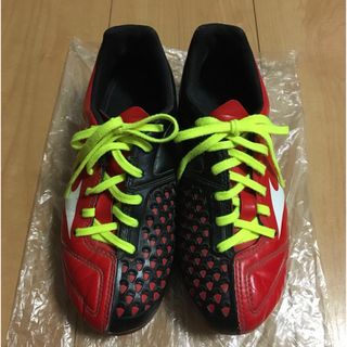 ミズノ(MIZUNO)のMIZUNO サッカースパイク　21cm イグニタス　レッド＆蛍光イエロー(シューズ)