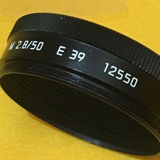 ライカ(LEICA)のLEICA 純正Elmar M50mmF2.8 E39 フード 12550 良品(レンズ(単焦点))