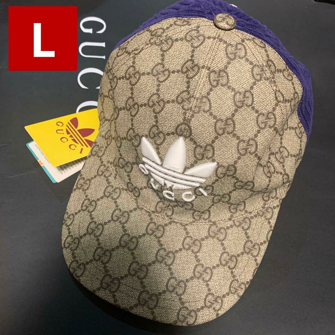 Gucci(グッチ)のadidas x Gucci double-sided baseball hat メンズの帽子(キャップ)の商品写真