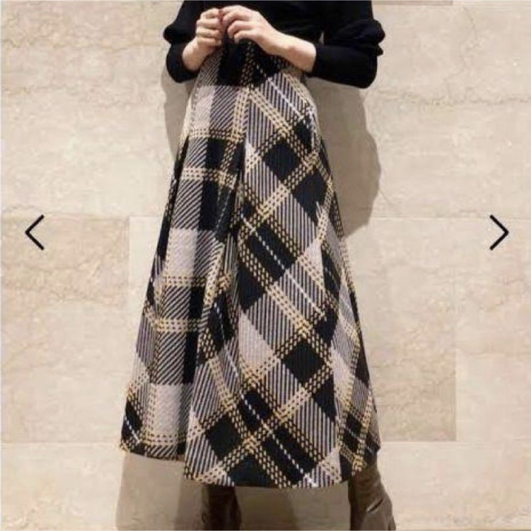 SNIDEL(スナイデル)のSNIDEL スナイデル ロービングチェックスカート レディースのスカート(ロングスカート)の商品写真