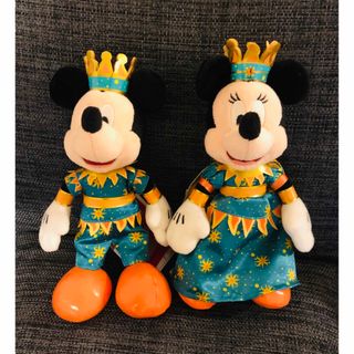 ディズニー(Disney)のディズニー　ミニーオーミニー　ぬいぐるみバッジ　ミッキー　ミニー(キャラクターグッズ)