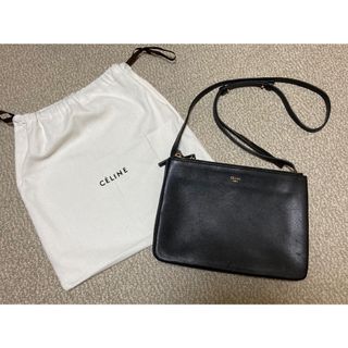 celine - セリーヌ トリオ ラージ ショルダーバッグ 斜め掛け 