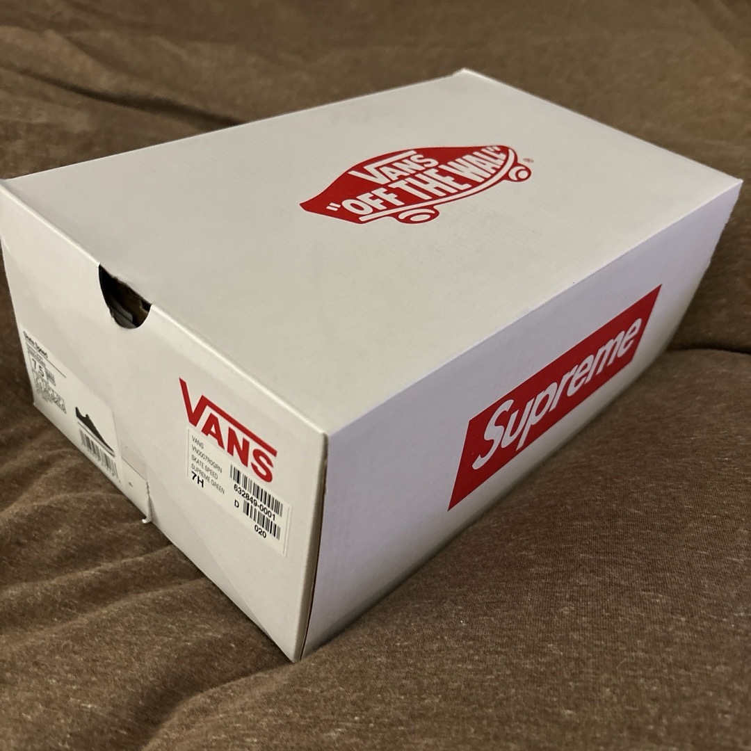 Supreme(シュプリーム)のsupreme vans スピード　コラボ　グリーン　25.5 メンズの靴/シューズ(スニーカー)の商品写真