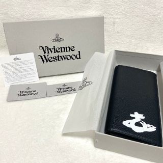 ヴィヴィアンウエストウッド(Vivienne Westwood)の未使用　ヴィヴィアンウエストウッド 長財布 MELIH オーブ レザー　ブラック(長財布)