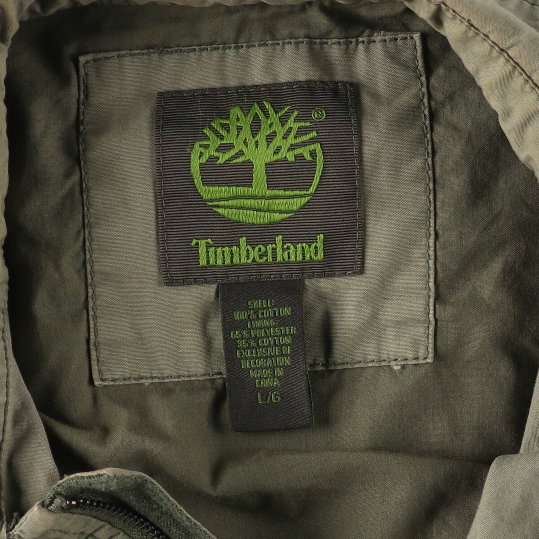 Timberland(ティンバーランド)の古着 ティンバーランド Timberland ミリタリージャケット メンズL /eaa426249 メンズのジャケット/アウター(ミリタリージャケット)の商品写真