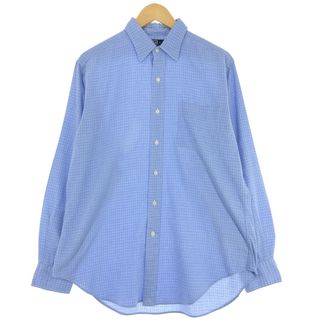 ラルフローレン(Ralph Lauren)の古着 ラルフローレン Ralph Lauren POLO by Ralph Lauren 長袖 コットンチェックシャツ メンズXL /eaa426633(シャツ)