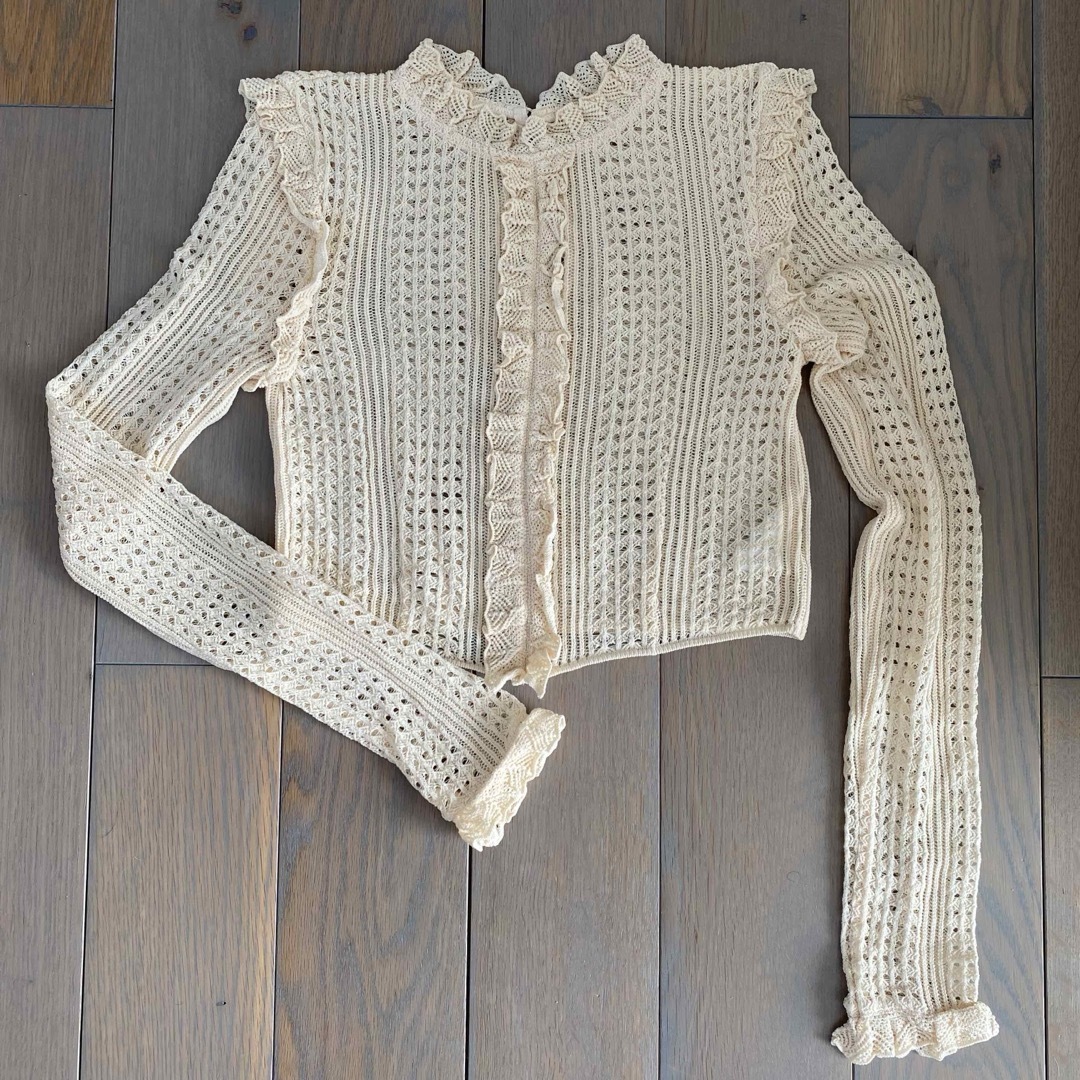 FUMIKA_UCHIDA(フミカウチダ)のMediam knit lace tops レディースのトップス(ニット/セーター)の商品写真