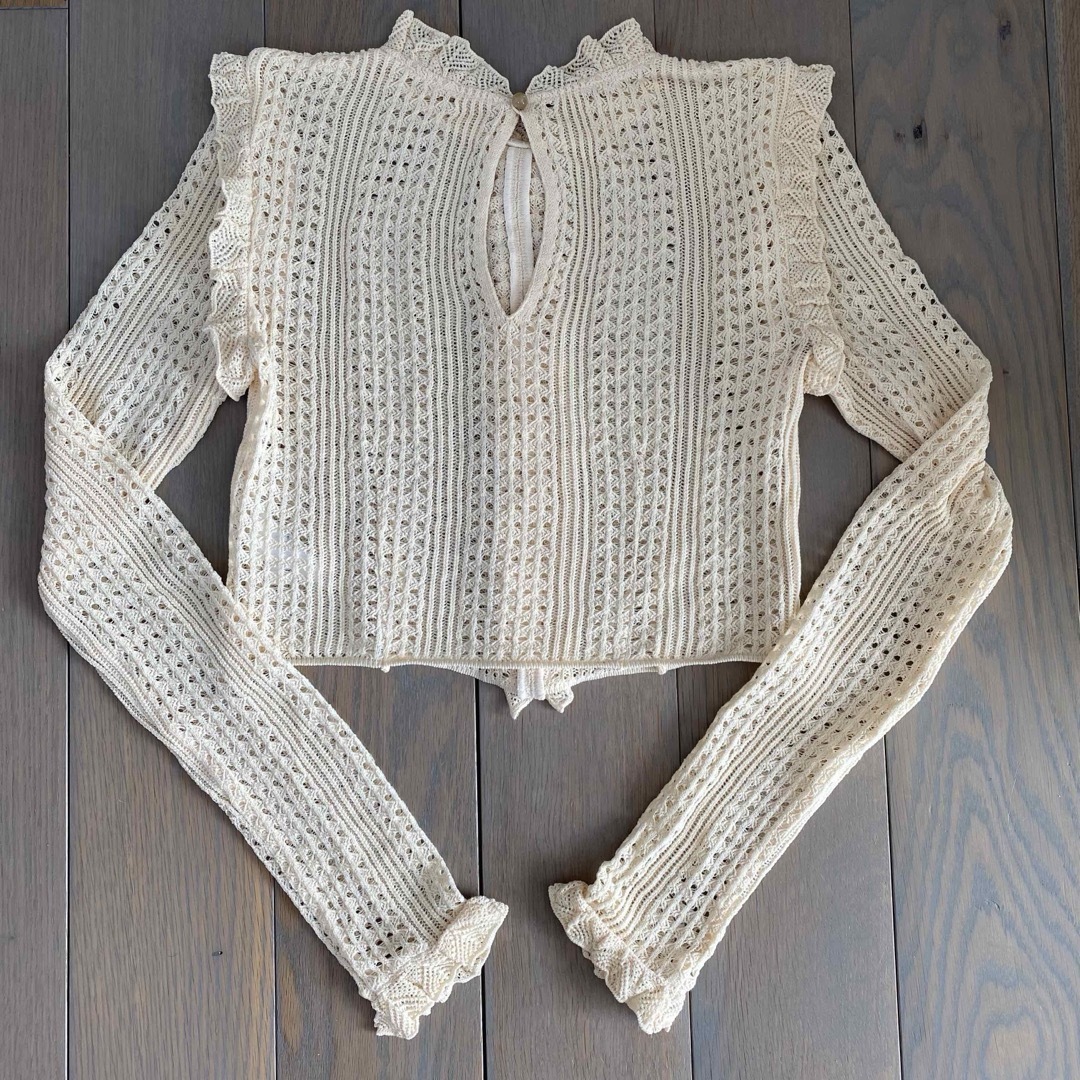 FUMIKA_UCHIDA(フミカウチダ)のMediam knit lace tops レディースのトップス(ニット/セーター)の商品写真