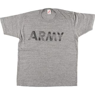 ジャージーズ(JERZEES)の古着 90年代 ジャージーズ Jerzees U.S.ARMY 半袖 プリントTシャツ USA製 メンズL ヴィンテージ /eaa425111(Tシャツ/カットソー(半袖/袖なし))