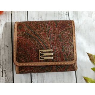 エトロ(ETRO)のETRO  エトロ　2つ折財布　　ペイズリー柄(財布)